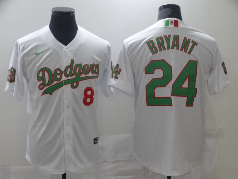 Men Los Angeles Dodgers #24 Bryant White Game 2021 Nike MLB Jersey->san francisco 49ers->NFL Jersey